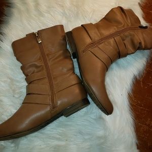 Brown Slouchy Boots